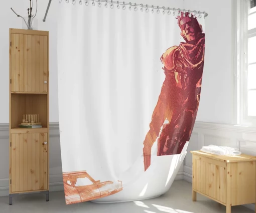 Max Return Fury Road Action Shower Curtain 1