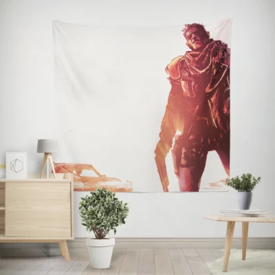 Max Return Fury Road Action Wall Tapestry