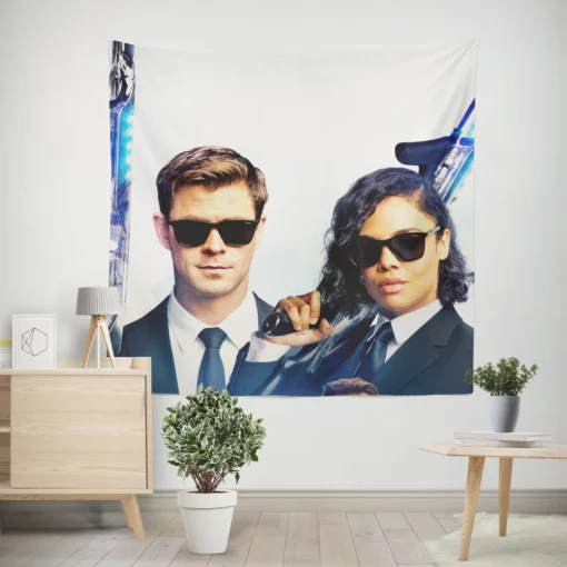 Men in Black International Agents Mission Wall Tapestry
