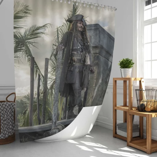 More Jack Sparrow Adventures Await Shower Curtain