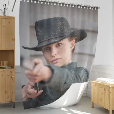 Natalie Portman Role in Jane Got a Gun Shower Curtain 1