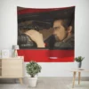 Nightcrawler Gyllenhaal Dark and Gritty Chase Wall Tapestry