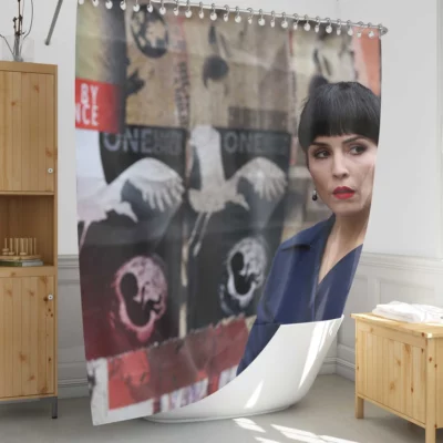 Noomi Rapace Role in What Happened to Monday Shower Curtain 1