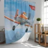 Planes High-Flying Animated Adventure Shower Curtain