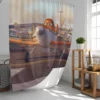 Planes Soaring Through Animated Skies Shower Curtain