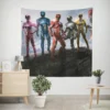 Power Rangers Reborn 2017 Edition Wall Tapestry