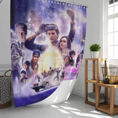 Ready Player One A Virtual Adventure Shower Curtain