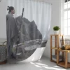 Rey and Luke Journey Shower Curtain