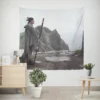 Rey and Luke Journey Wall Tapestry
