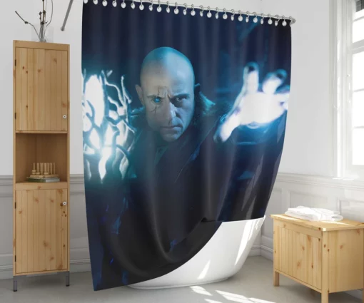 Shazam Mark Strong Villainy Shower Curtain 1