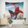 Spider-Man Faces the Vulture Wall Tapestry