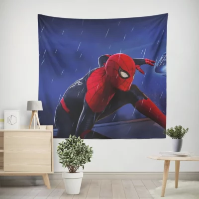 Spider-Man Far From Home Berlin Wall Tapestry