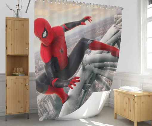Spider Man Far From Home Venice Shower Curtain 1