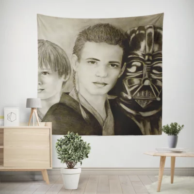 Star Wars Anakin to Darth Vader Wall Tapestry