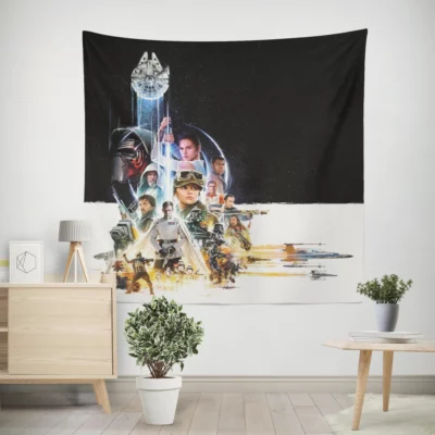 Star Wars Excitement at Celebration Wall Tapestry