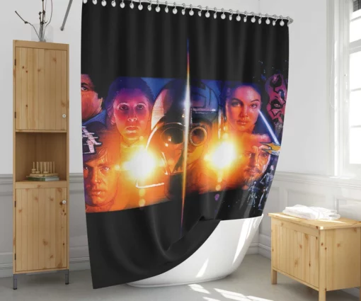Star Wars Galactic Saga Shower Curtain 1