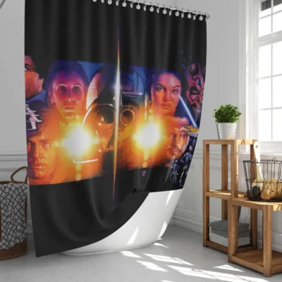 Star Wars Galactic Saga Shower Curtain