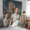 Star Wars Rise of Skywalker Heroes Shower Curtain