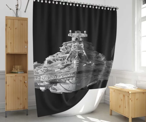Star Wars Star Destroyer Galactic Might Shower Curtain 1
