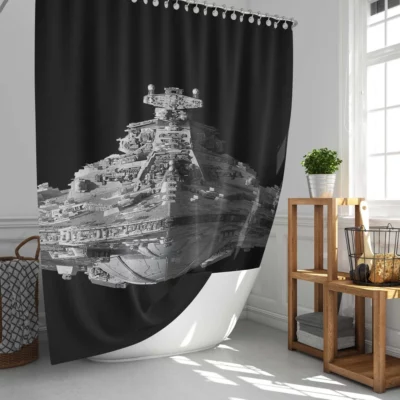 Star Wars Star Destroyer Galactic Might Shower Curtain