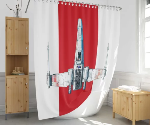 Star Wars X Wing Iconic Spaceship Adventure Shower Curtain 1