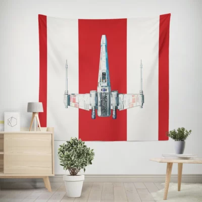 Star Wars X-Wing Iconic Spaceship Adventure Wall Tapestry
