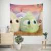 The Hatchlings Cute Angry Birds Wall Tapestry