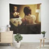 The Haunting Doll in Annabelle Creation Wall Tapestry