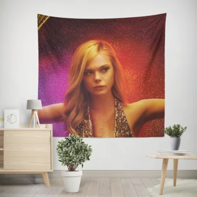 The Neon Demon Elle Haunting Beauty Wall Tapestry