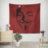 V For Vendetta A Revolution Begins Wall Tapestry
