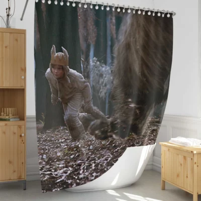 Where The Wild Things Are Adventure Shower Curtain 1