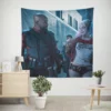 Will Smith and Margot Robbie Team Up Wall Tapestry