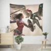 Wonder Woman Bloodlines DC Animation Wall Tapestry