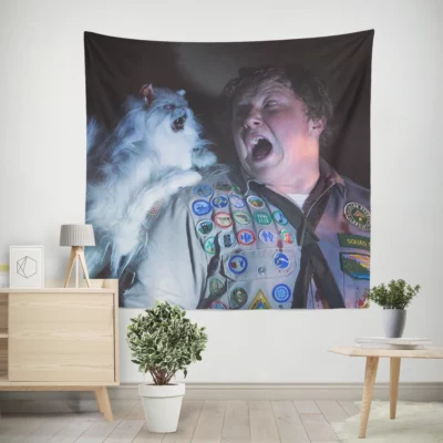 Zombie Apocalypse in Scouts Guide Wall Tapestry
