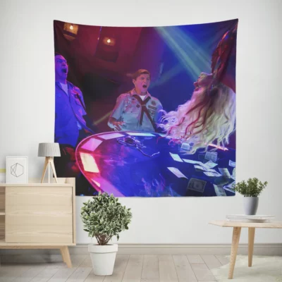 Zombie Invasion in Scout Comedy Wall Tapestry
