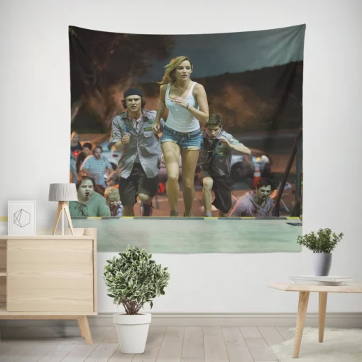 Zombie Survival in Scouts Guide Wall Tapestry