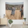 Zombieland Double Tap Jesse and Woody Wall Tapestry
