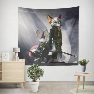 Zootopia Crossover Judy and Nick Adventure Wall Tapestry
