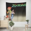 Zootopia Judy and Nick Adventure Wall Tapestry