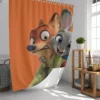 Zootopia Nick & Judy Adventure Shower Curtain
