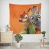 Zootopia Nick & Judy Adventure Wall Tapestry