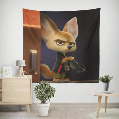 Zootopia The Slick Character Finnick Wall Tapestry